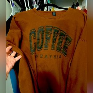 Brown 'Coffee Weather' Men's Sweater